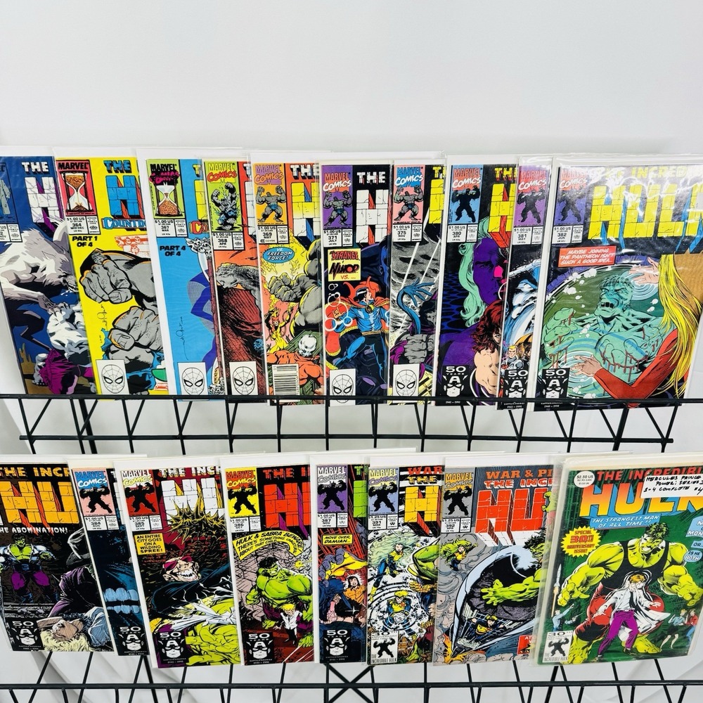 Incredible Hulk 362 364 367-369 371 375 380-387‎ 391-393 Key 1st Origin Madman